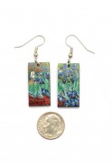 Van Gogh Iris Earrings